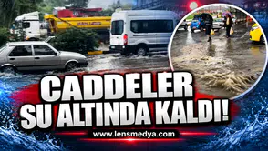 Zonguldak'ta caddeler su altında kaldı!