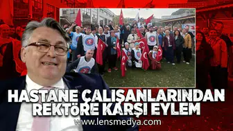 Hastane çalışanlarından eylem: Hakkımızı istiyoruz!