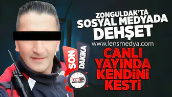 Sosyal medyada dehşet... Canlı yayında kendini kesti!
