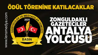 Zonguldaklı Gazeteciler Antalya yolcusu!