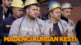 Madenci, yeni üretim ayağı için kurban kesti