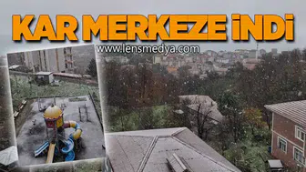 KAR MERKEZE İNDİ