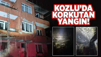 Kozlu'da korkutan yangın... Ev küle döndü!