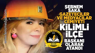 Şebnem Saka Gazeteciler ve Medyacılar Cemiyeti Kilimli İlçe Başkanı olarak atandı!