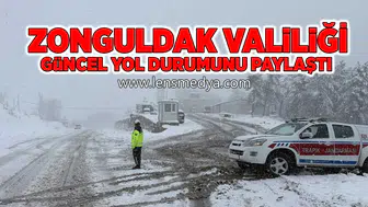 Zonguldak Valiliği güncel yol durumunu paylaştı!