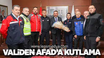 VALİDEN AFAD’A KUTLAMA