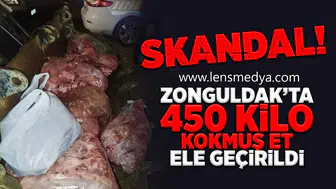 Skandal... Zonguldak'ta 450 kilo kokmuş et ele geçirildi!