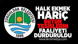 Halk ekmek hariç bütün tesislerin faaliyeti durduruldu!