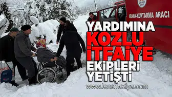 Yardımına Kozlu Belediyesi İtfaiye ekipleri yetişti!