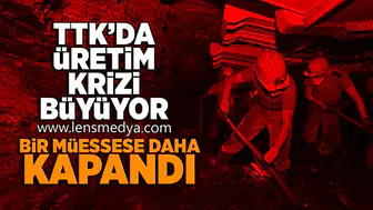 Bir müessesede daha üretim durdu!