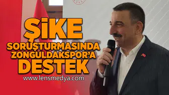 Şike soruşturmasında Zonguldakspor'a destek!