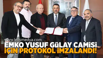 EMKO Yusuf Gülay Camisi için protokol imzalandı!