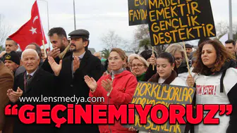 Ereğli'de geçinemiyoruz eylemi!