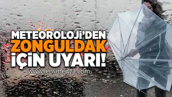 Meteoroloji'den Zonguldak için Uyarı!