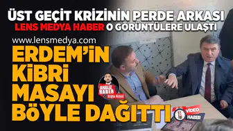 Üst geçit krizinin perde arkası... Tahsin Erdem'in kibri masayı böyle dağıttı!