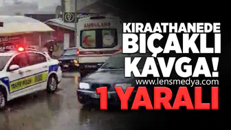 Kıraathanede bıçaklı kavga!