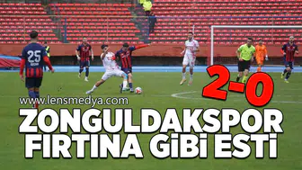 Zonguldakspor fırtına gibi esti!