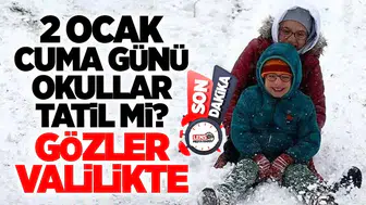 2 Ocak Cuma Günü Zonguldak'ta Okullar Tatil mi?