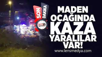 Maden ocağında kaza... Yaralılar var!
