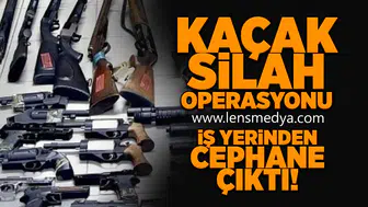 İş yerinden cephane çıktı!