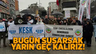 Bugün susarsak yarın geç kalırız!