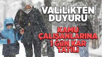 Kamu çalışanlarına 1 gün kar tatili!