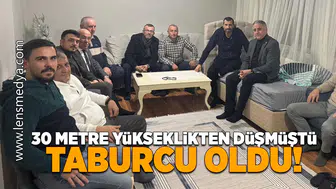 30 Metre yükseklikten düşen muhtar taburcu oldu!
