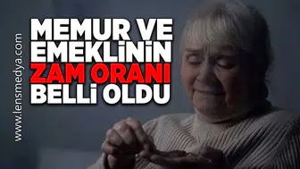 Memur ve emeklinin zam oranı belli oldu!