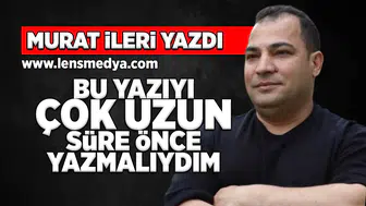 Bu yazıyı çok uzun süre önce yazmalıydım!