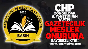 "Gazetecilik meslek onuruna saygısızlıktır!"