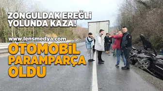 Zonguldak - Ereğli yolunda kaza!