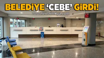 Belediye “cebe” girdi