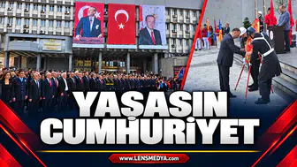 29 Ekim Cumhuriyet Bayramı nedeniyle çelenk koyma töreni düzenlendi!