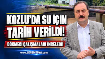 Kozlu’da su açıklaması: Dökmeci tarih verdi!