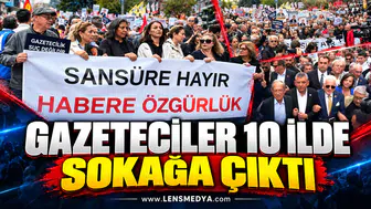 GAZETECİLER 10 İLDE SOKAĞA ÇIKTI