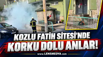 Kozlu Fatih Sitesi'nde korku dolu anlar!