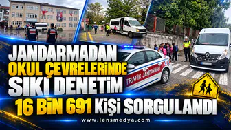 JANDARMADAN OKUL ÇEVRELERİNDE SIKI DENETİM