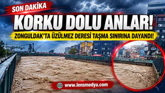 Korku dolu anlar... Su seviyesi taşma noktasına yükseldi!