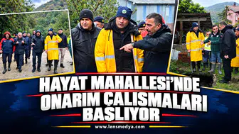 HAYAT MAHALLESİ’NDE ONARIM ÇALIŞMALARI BAŞLIYOR