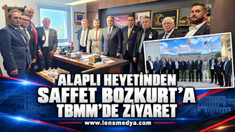 ALAPLI HEYETİNDEN SAFFET BOZKURT’A TBMM’DE ZİYARET
