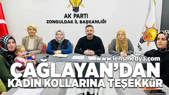 Çağlayan'dan Kadın Kollarına teşekkür!