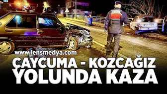 Çaycuma - Kozcağız yolunda kaza!