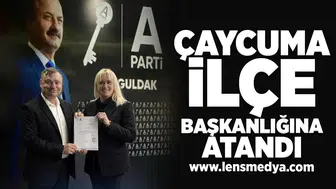 Çaycuma İlçe Başkanlığına atandı!