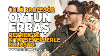 Prof. Dr. Oytun Erbaş Devrek'te kitapseverlerle buluştu!