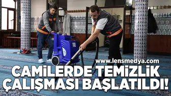 Camilerde temizlik çalışması başlatıldı!