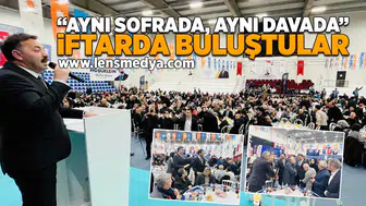 "Aynı sofrada aynı davada" temalı iftar gerçekleştirildi