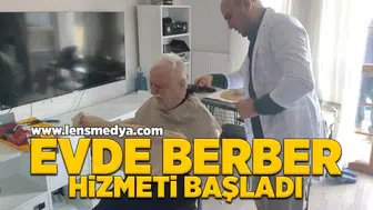 Evde berber hizmeti başladı!