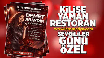 Kilise Yaman Restoran'da sevgililer gününe özel program!