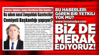 Bu haberleri gören bir tane yetkili yok mu? Bizde merak ediyoruz!