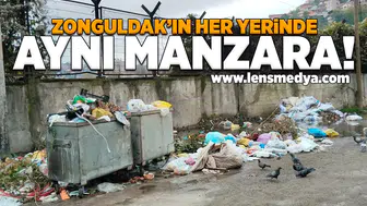 Zonguldak'ın her yerinde aynı manzara!